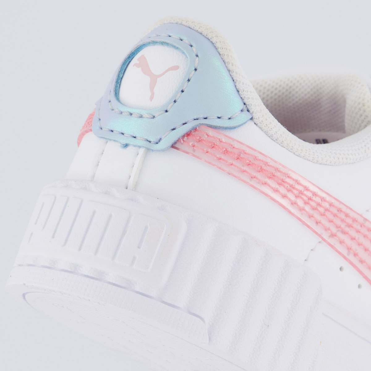 Tênis Puma Carina 3.0 Blurry Dreams V Infantil Branco e Rosa Branco 6