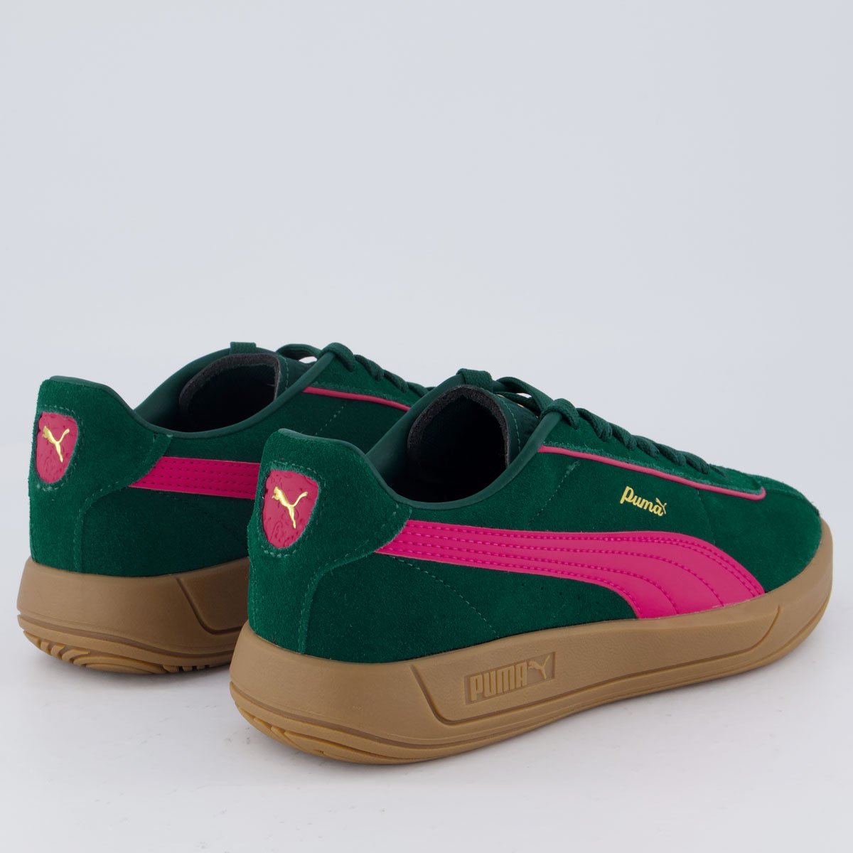 Tênis Puma Club Klassika SD Feminino Verde e Rosa Verde 3