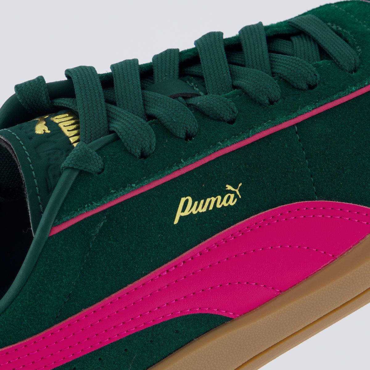 Tênis Puma Club Klassika SD Feminino Verde e Rosa Verde 7