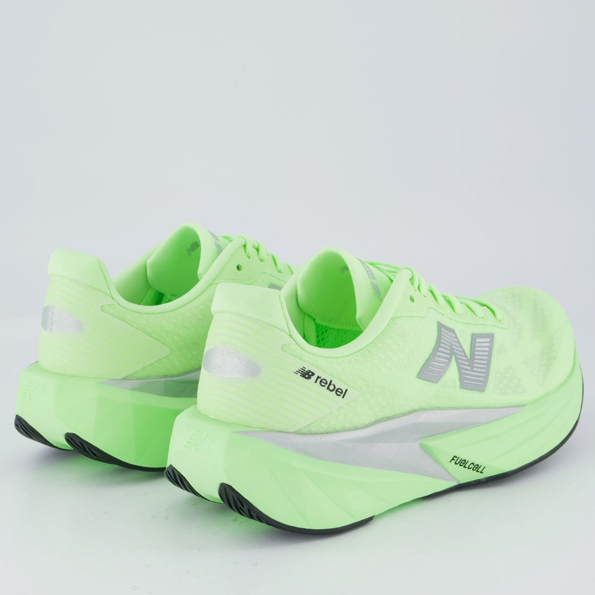 Tênis New Balance Fuelcell Rebel V5 Verde e Prata Verde 3
