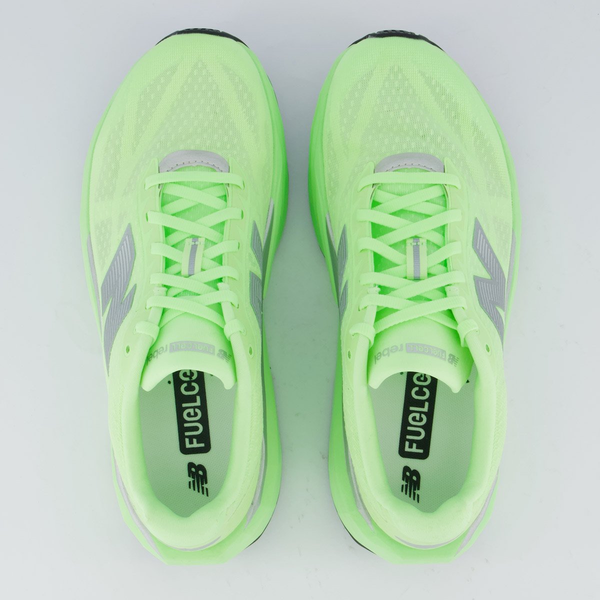 Tênis New Balance Fuelcell Rebel V5 Verde e Prata Verde 4