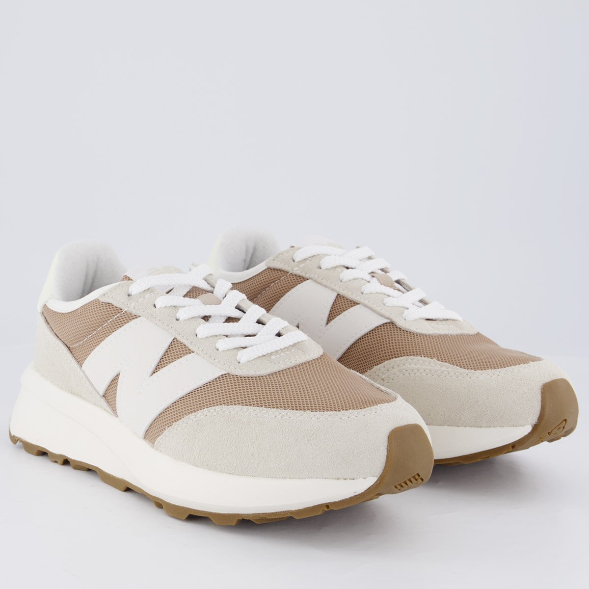 Tênis New Balance 370 V1 Bege Bege 2