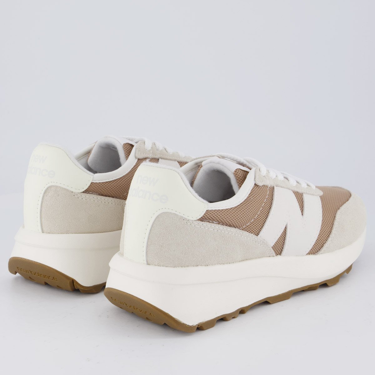 Tênis New Balance 370 V1 Bege Bege 3