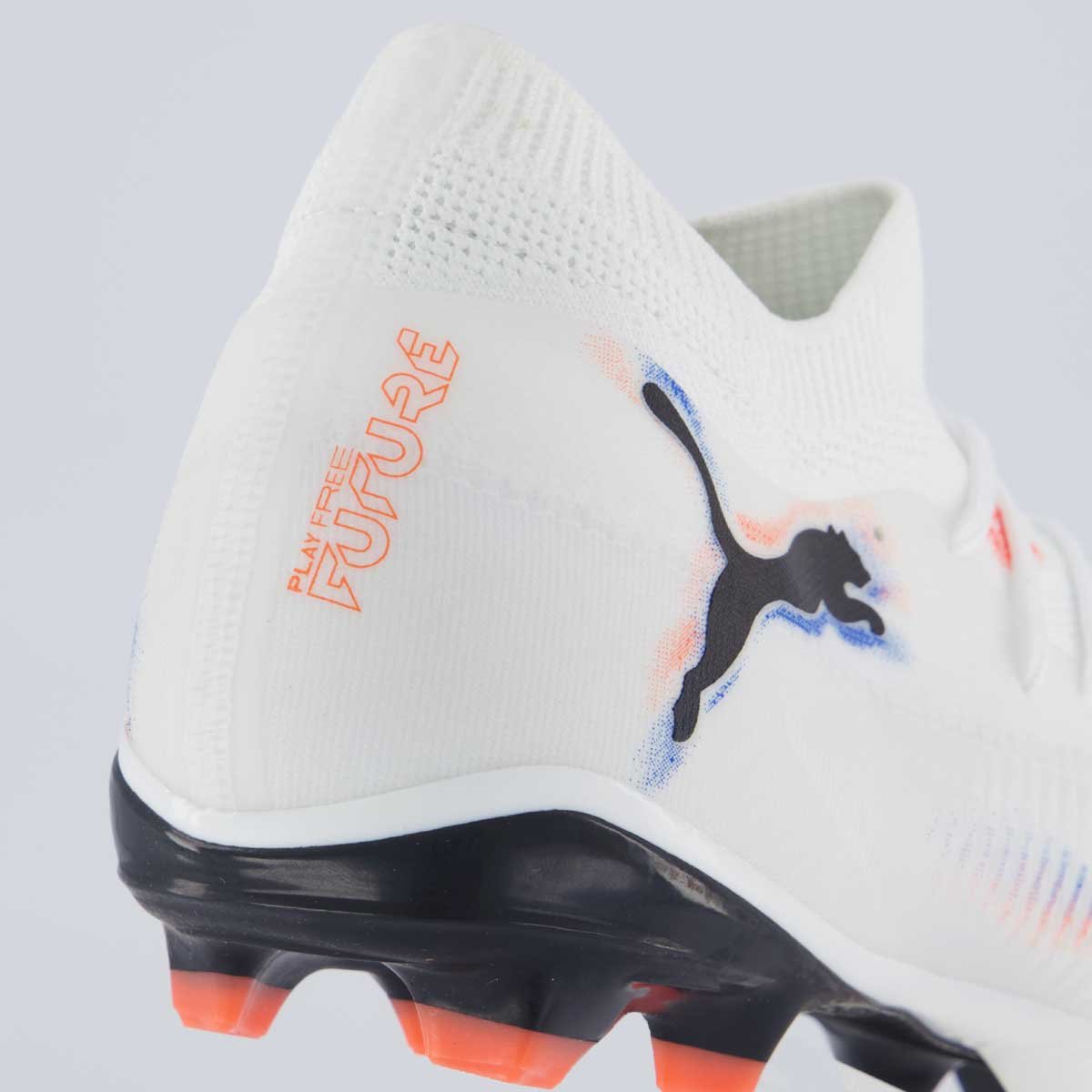 Chuteira Puma Future 8 Match FG/AG Campo Branca Branco 6