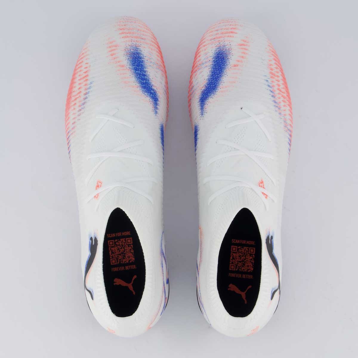 Chuteira Puma Future 8 Match FG/AG Campo Branca Branco 4