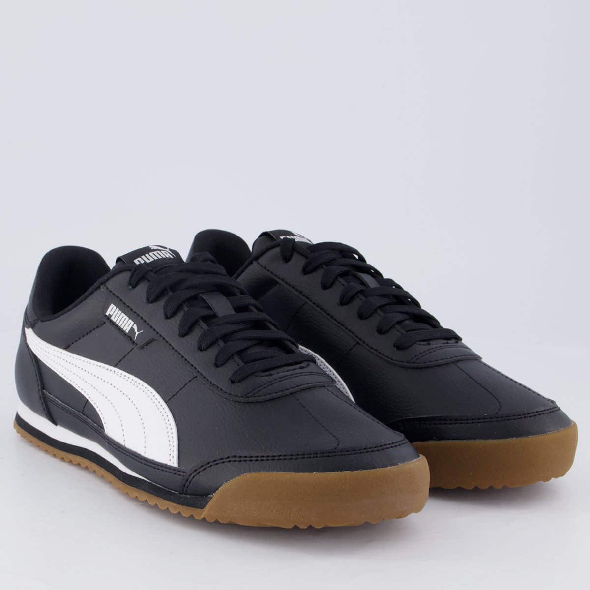 Tênis Puma Turino II Preto e Branco Preto 2