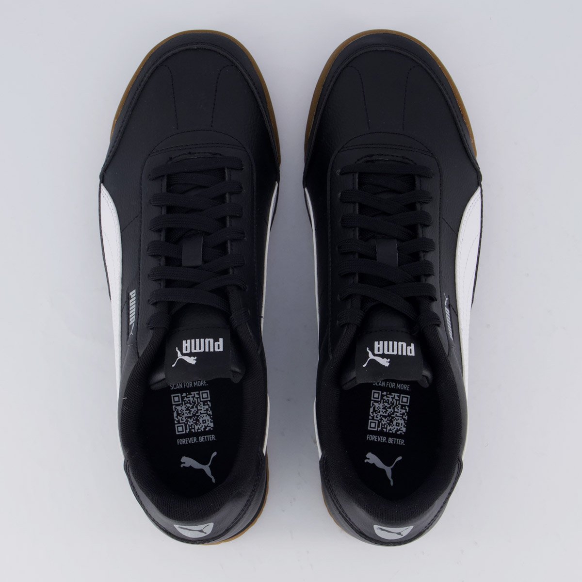 Tênis Puma Turino II Preto e Branco Preto 4