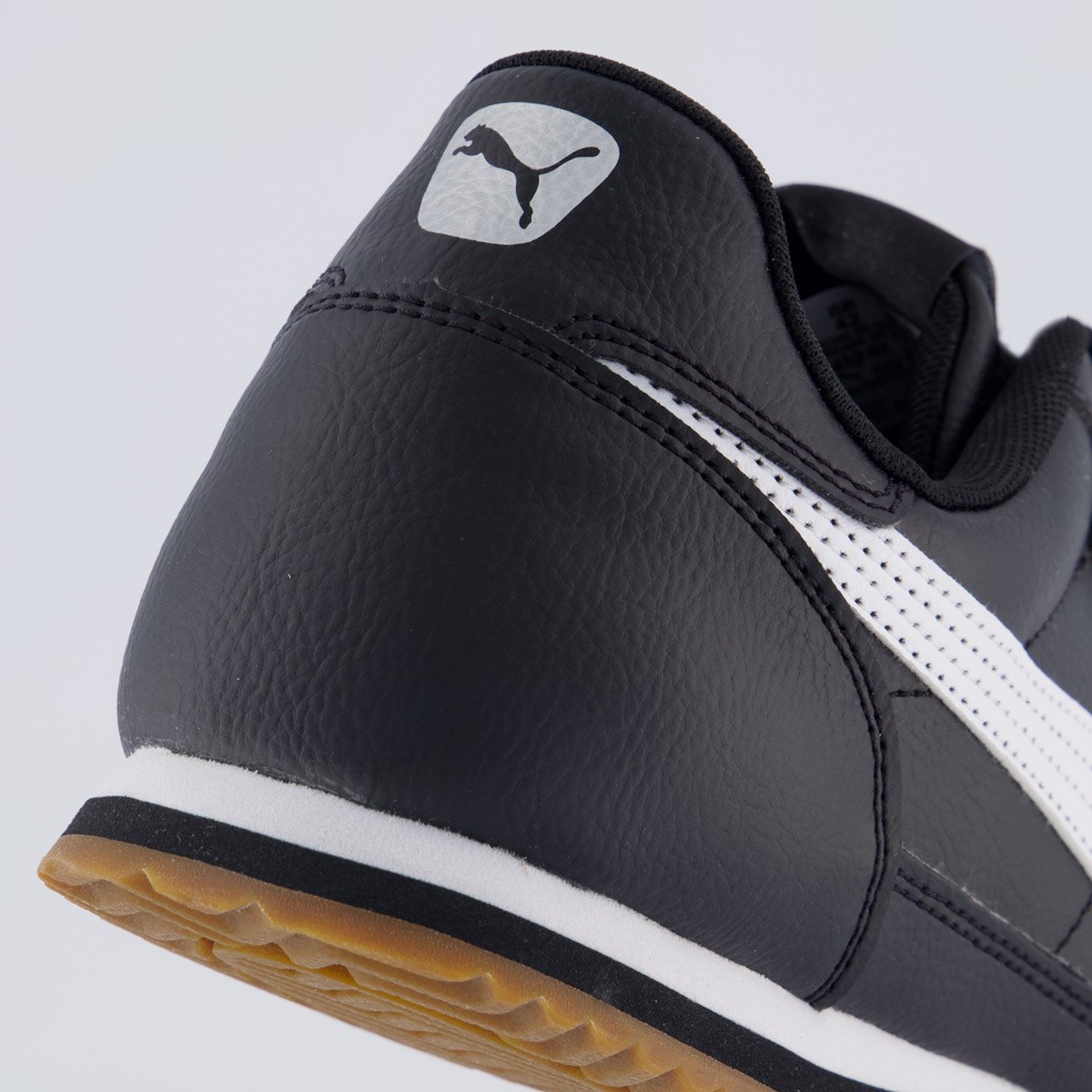 Tênis Puma Turino II Preto e Branco Preto 6