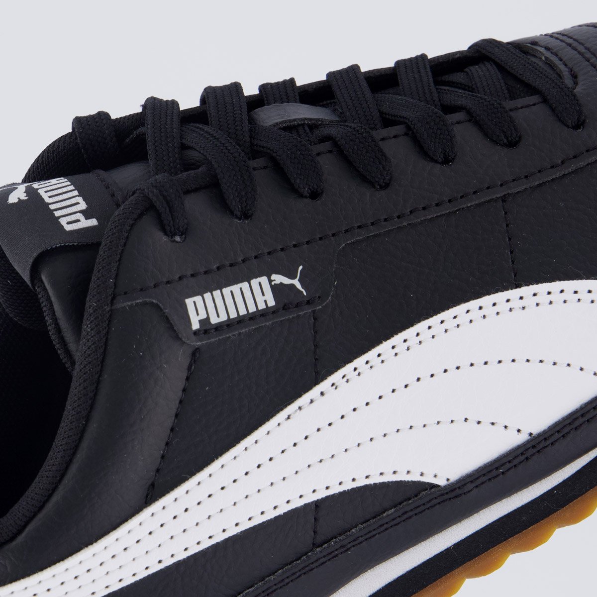 Tênis Puma Turino II Preto e Branco Preto 7