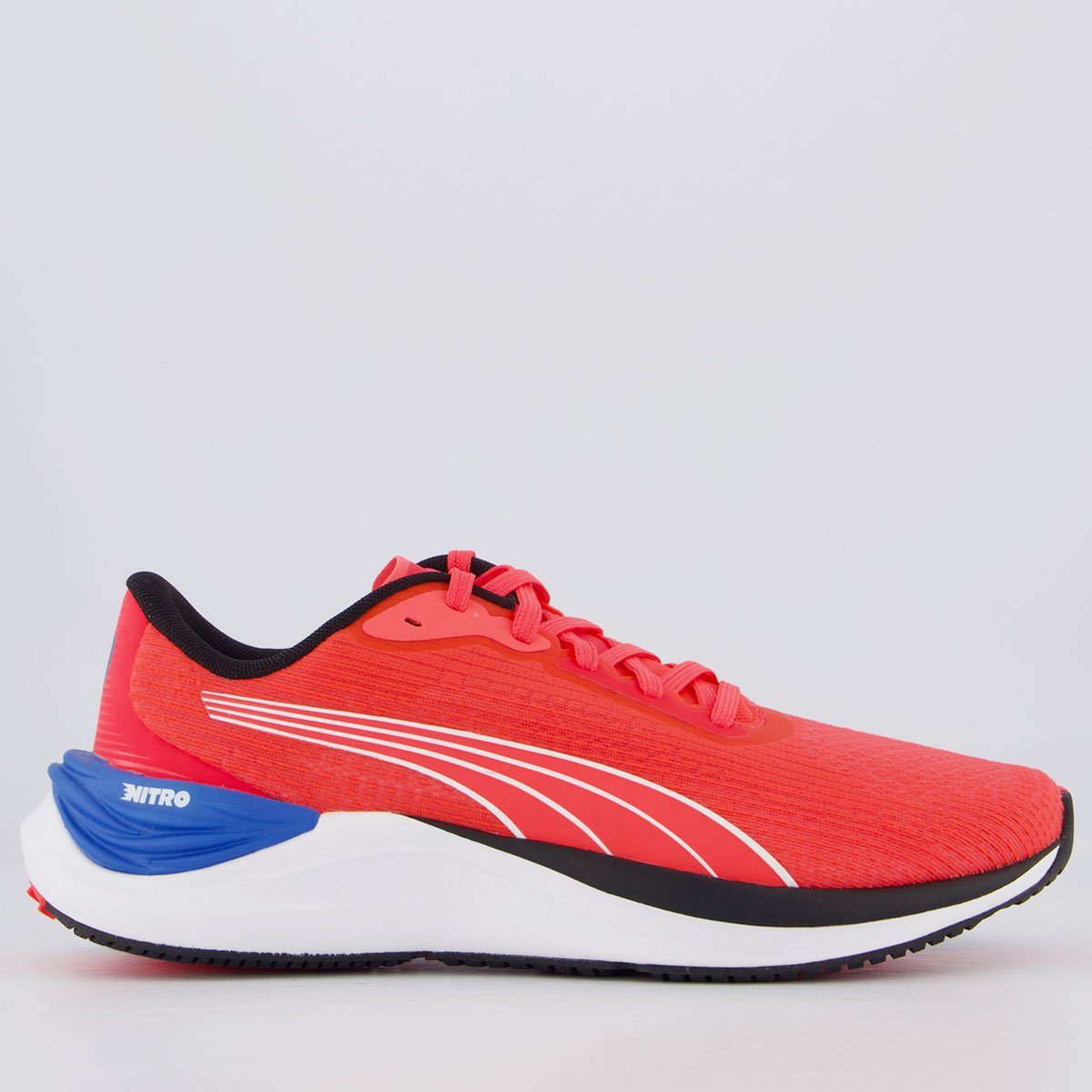 Tenis Puma Electrify Nitro 3 Rosa e Azul Vermelho 1