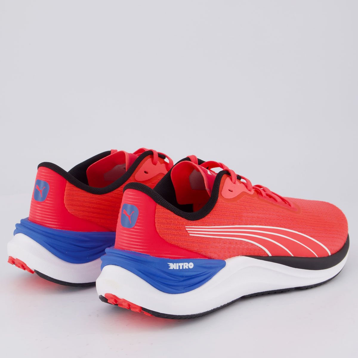 Tenis Puma Electrify Nitro 3 Rosa e Azul Vermelho 3