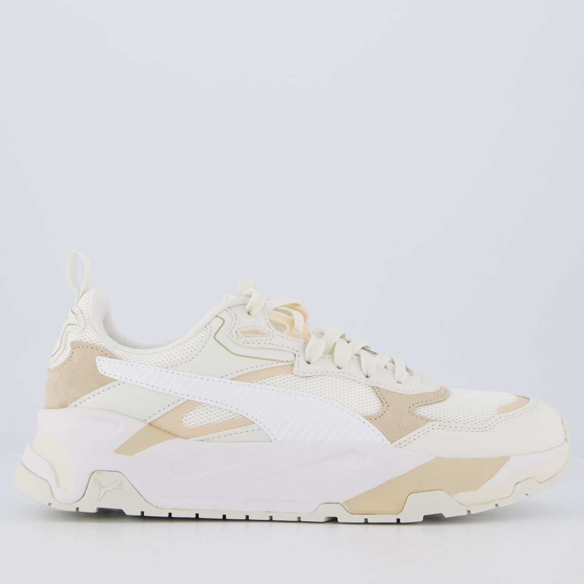 Tenis Puma Trinity Branco e Bege