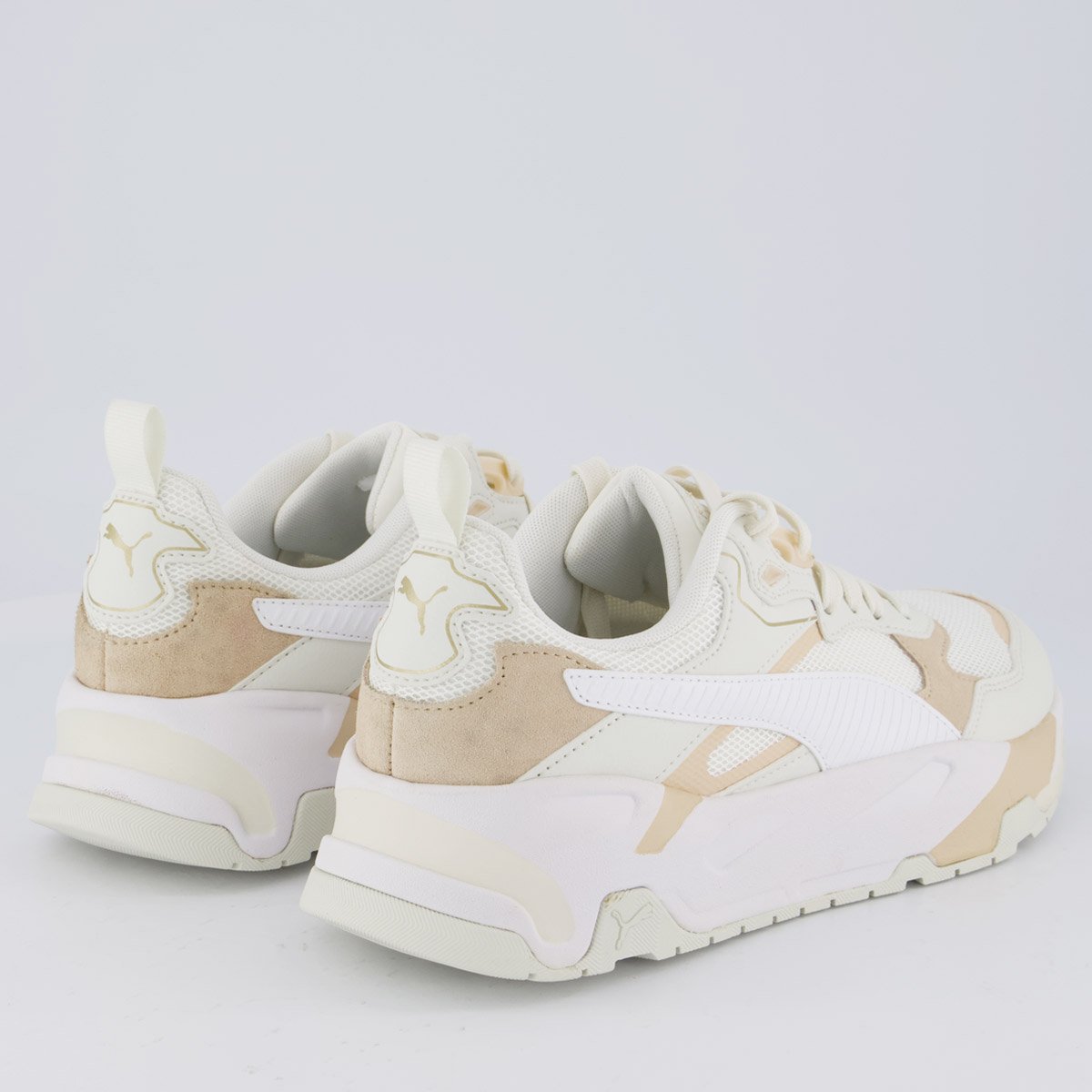 Tenis Puma Trinity Branco e Bege Bege 3