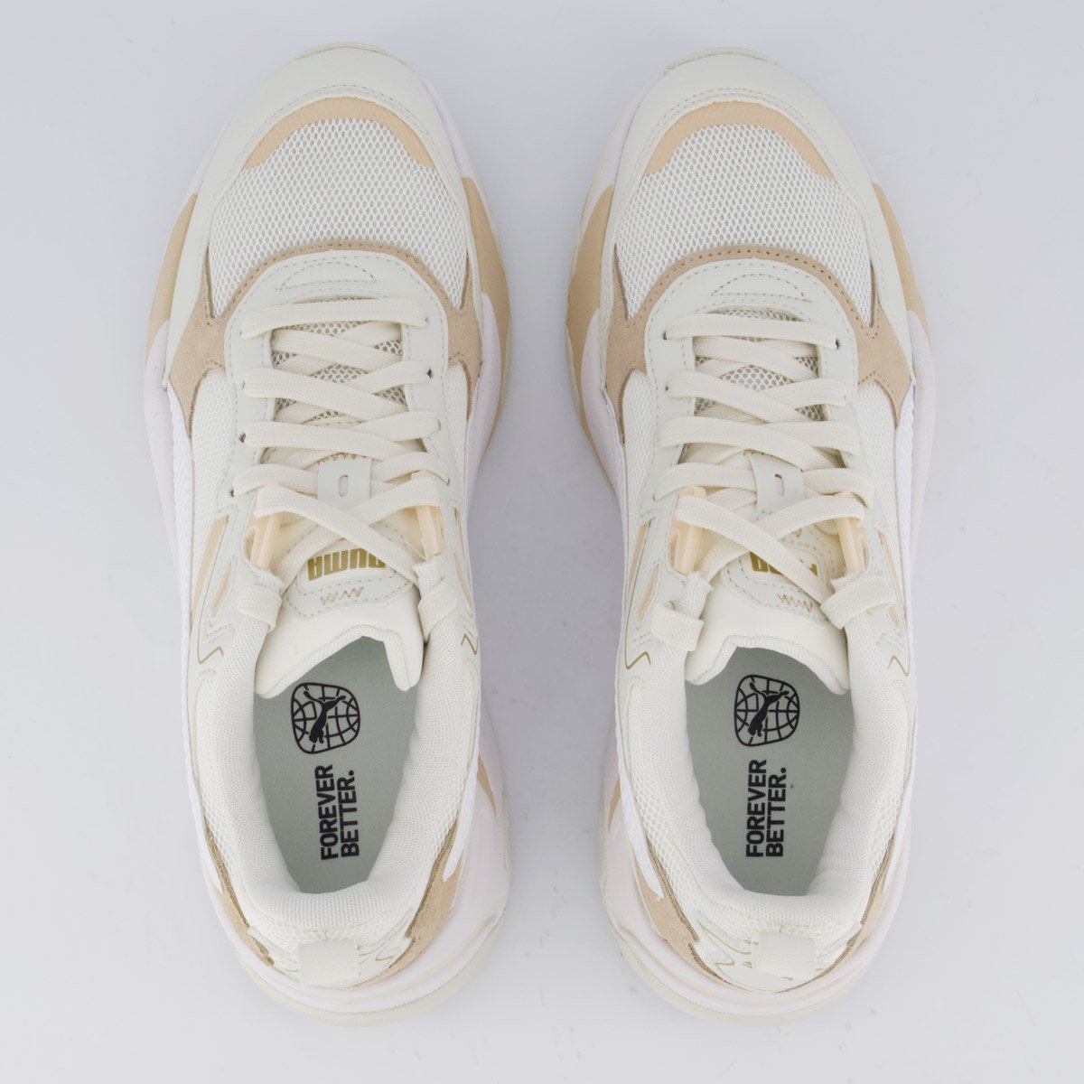 Tenis Puma Trinity Branco e Bege Bege 4