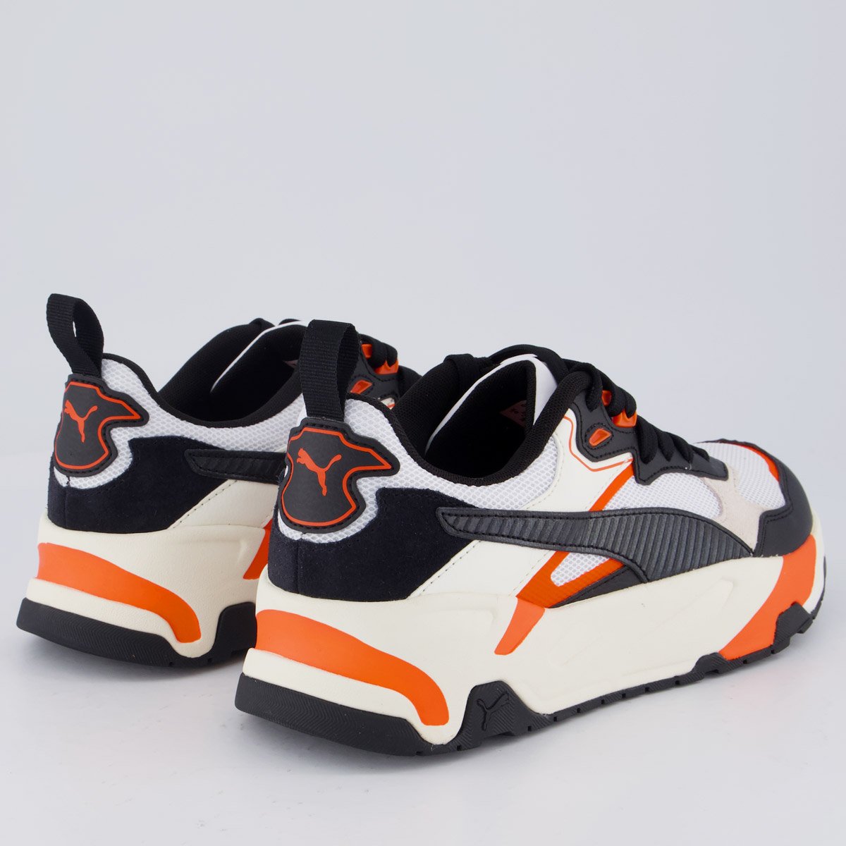 Tênis Puma Trinity Branco e Laranja Multicores 3