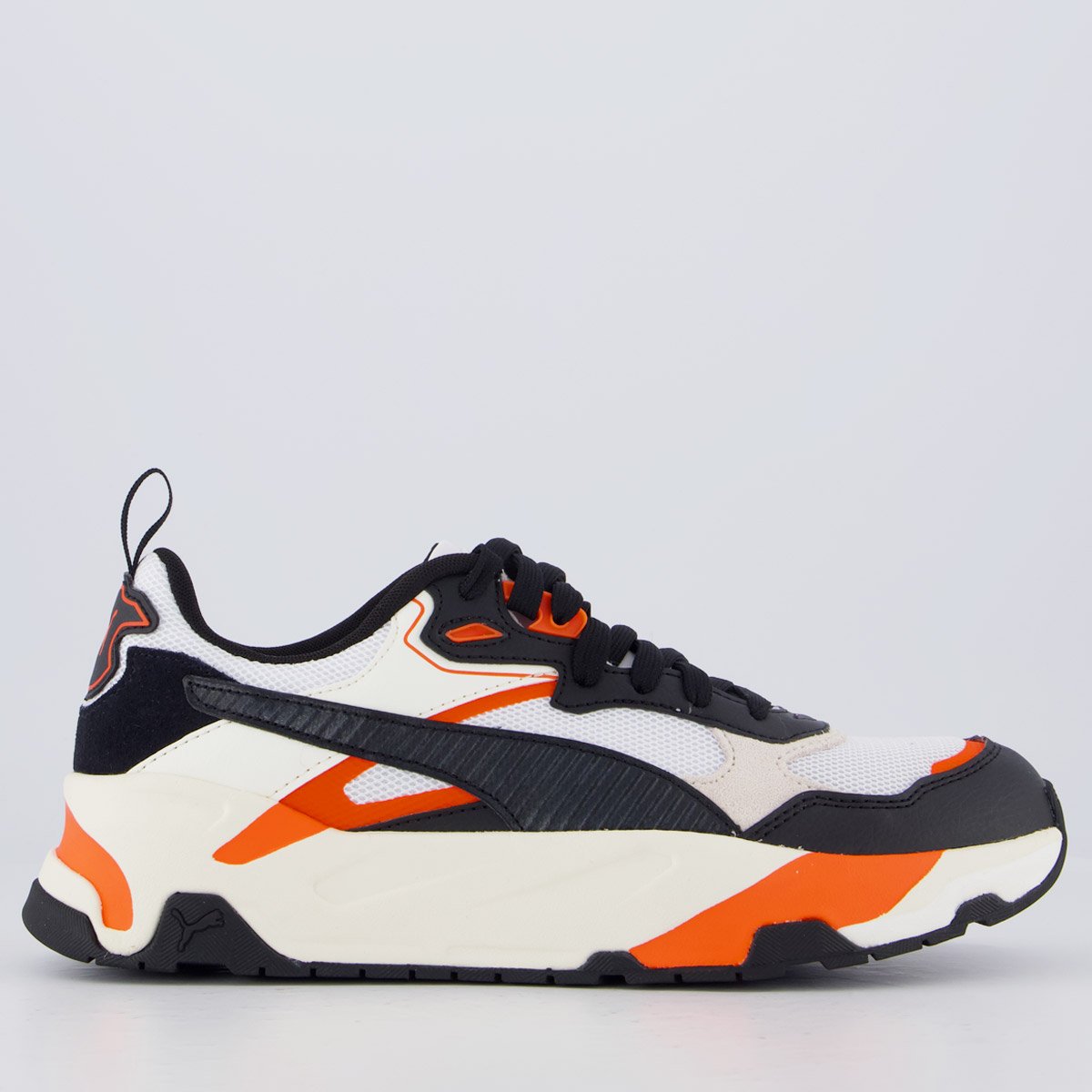 Tênis Puma Trinity Branco e Laranja Multicores 1