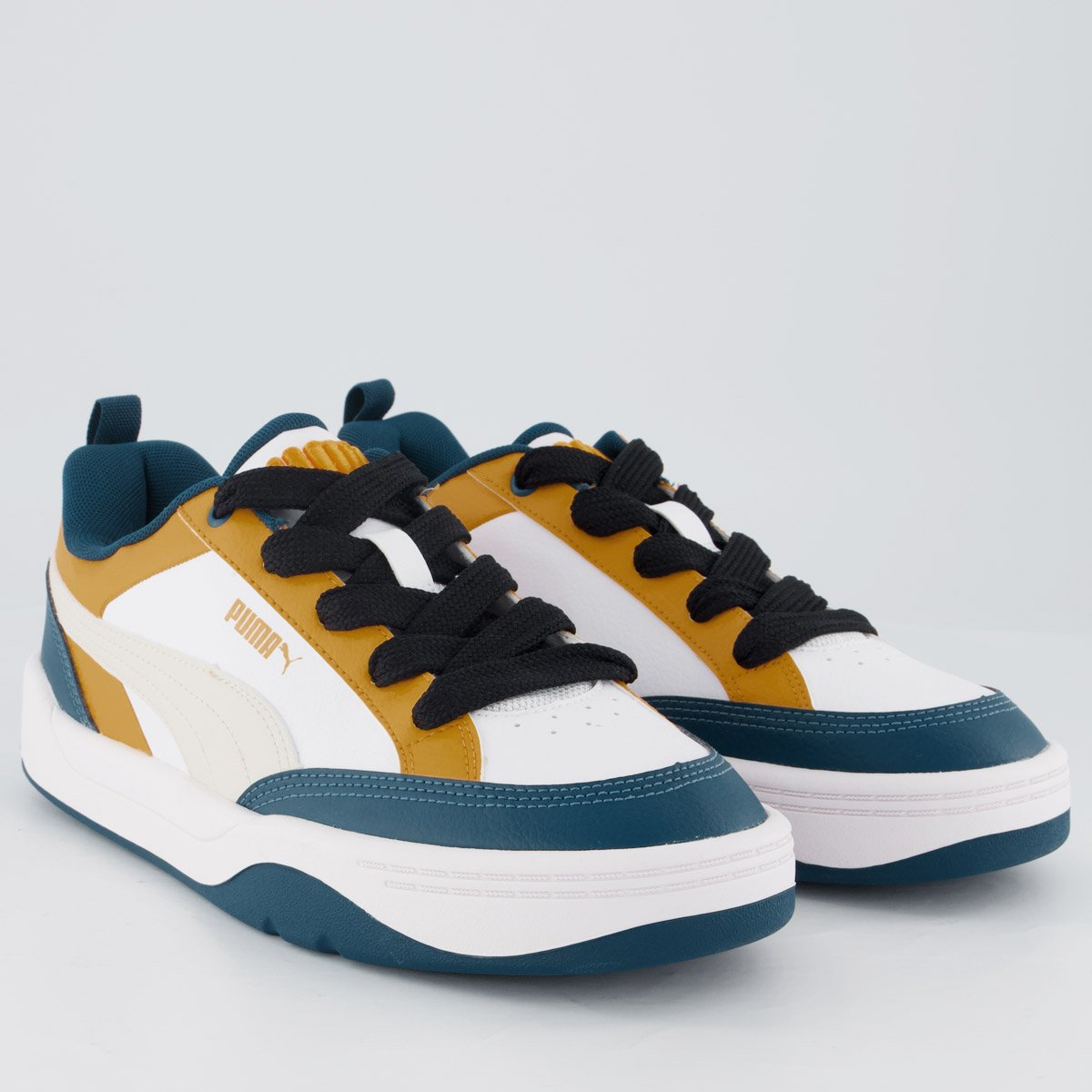 Tenis Puma Park Lifestyle BDP Azul e Laranja Multicores 2