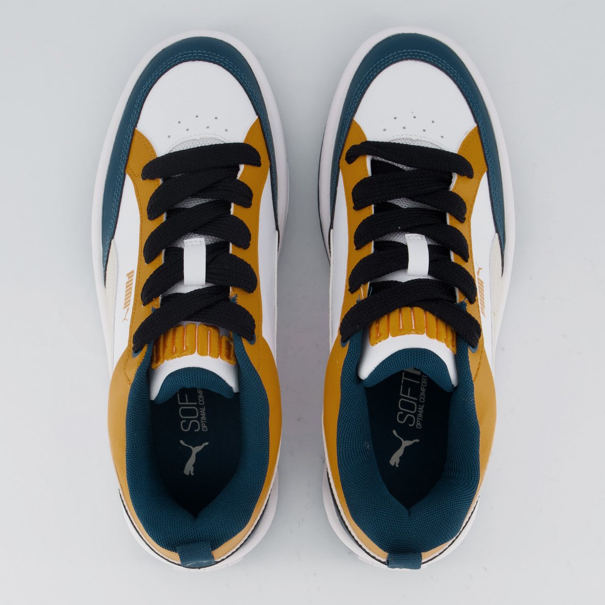 Tenis Puma Park Lifestyle BDP Azul e Laranja Multicores 4