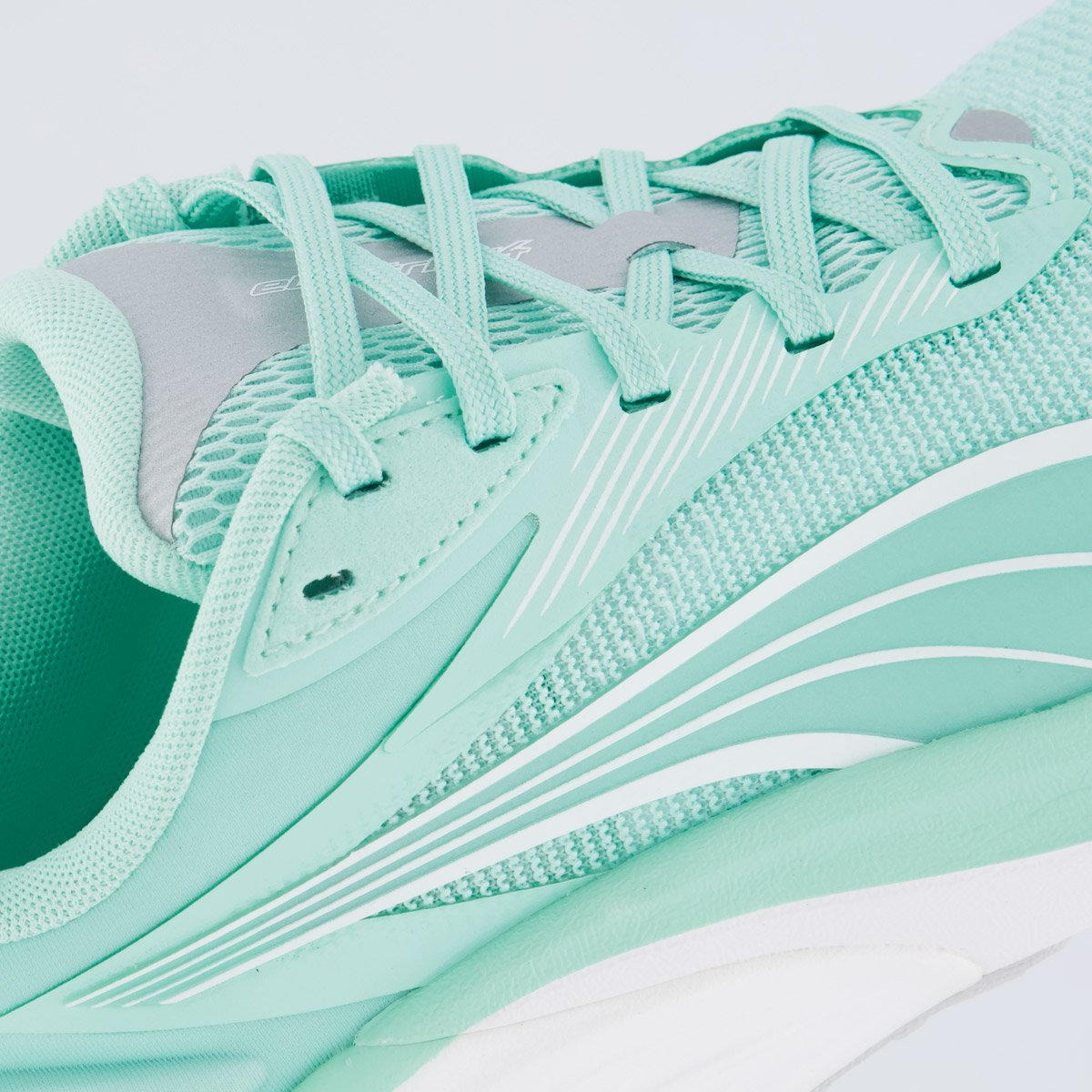 Tênis Puma Electrify Nitro 4 Feminino Azul e Branco Verde 7