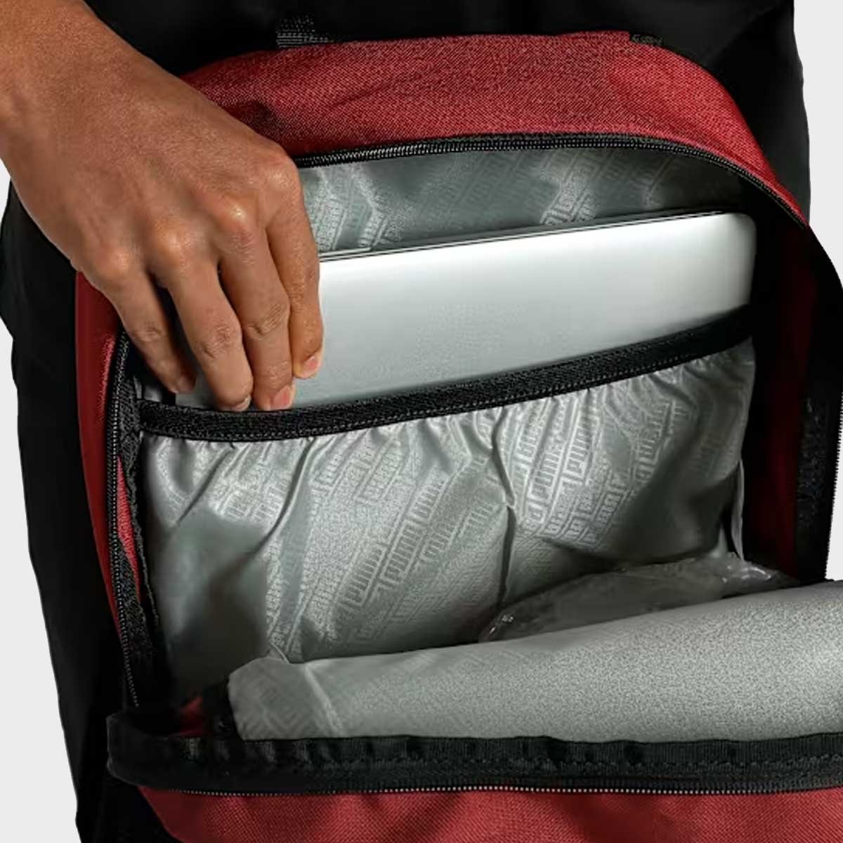 Mochila Puma Deck Backpack II Bordô Vermelho 4