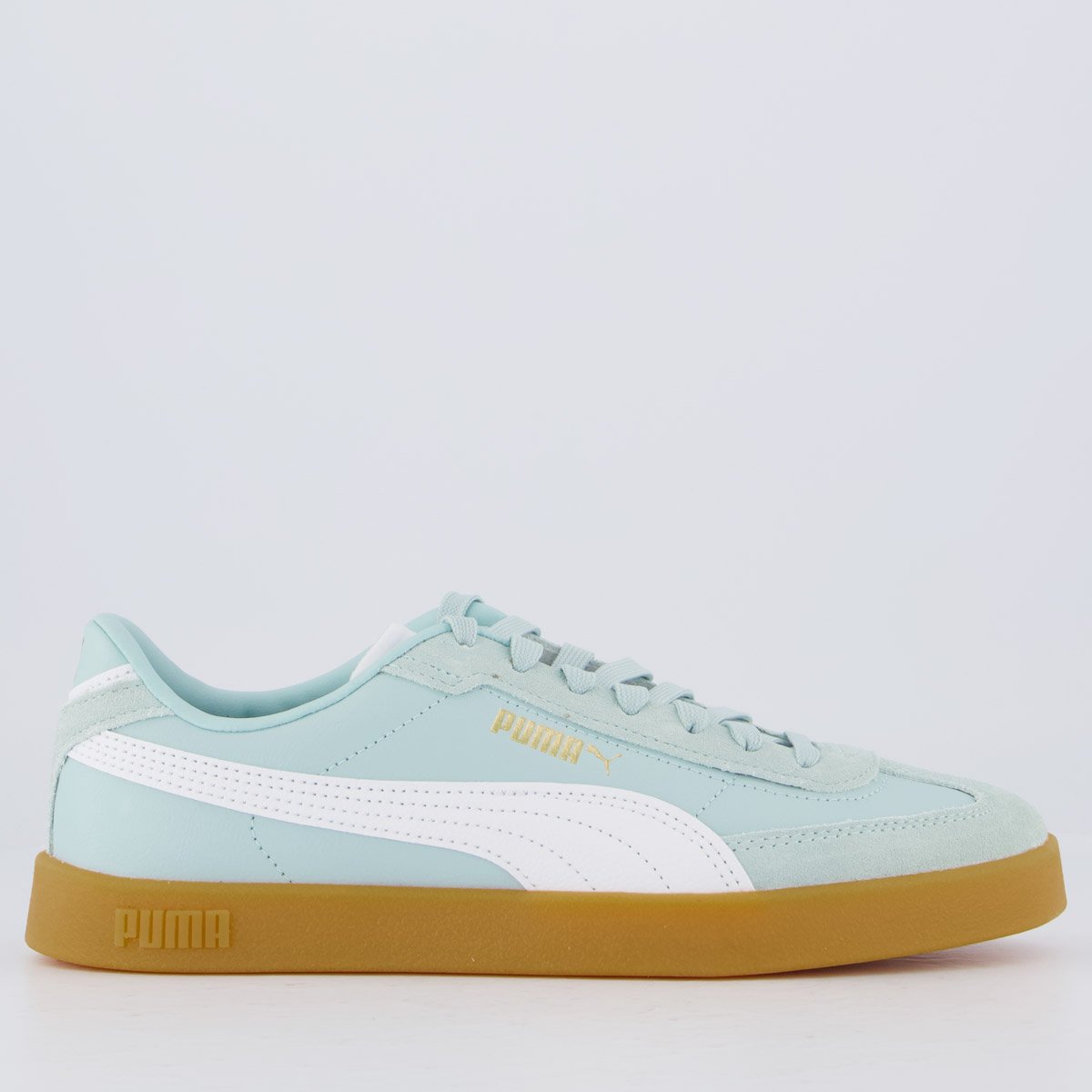 Tênis Puma Club Era II Feminino Azul Claro Verde 1