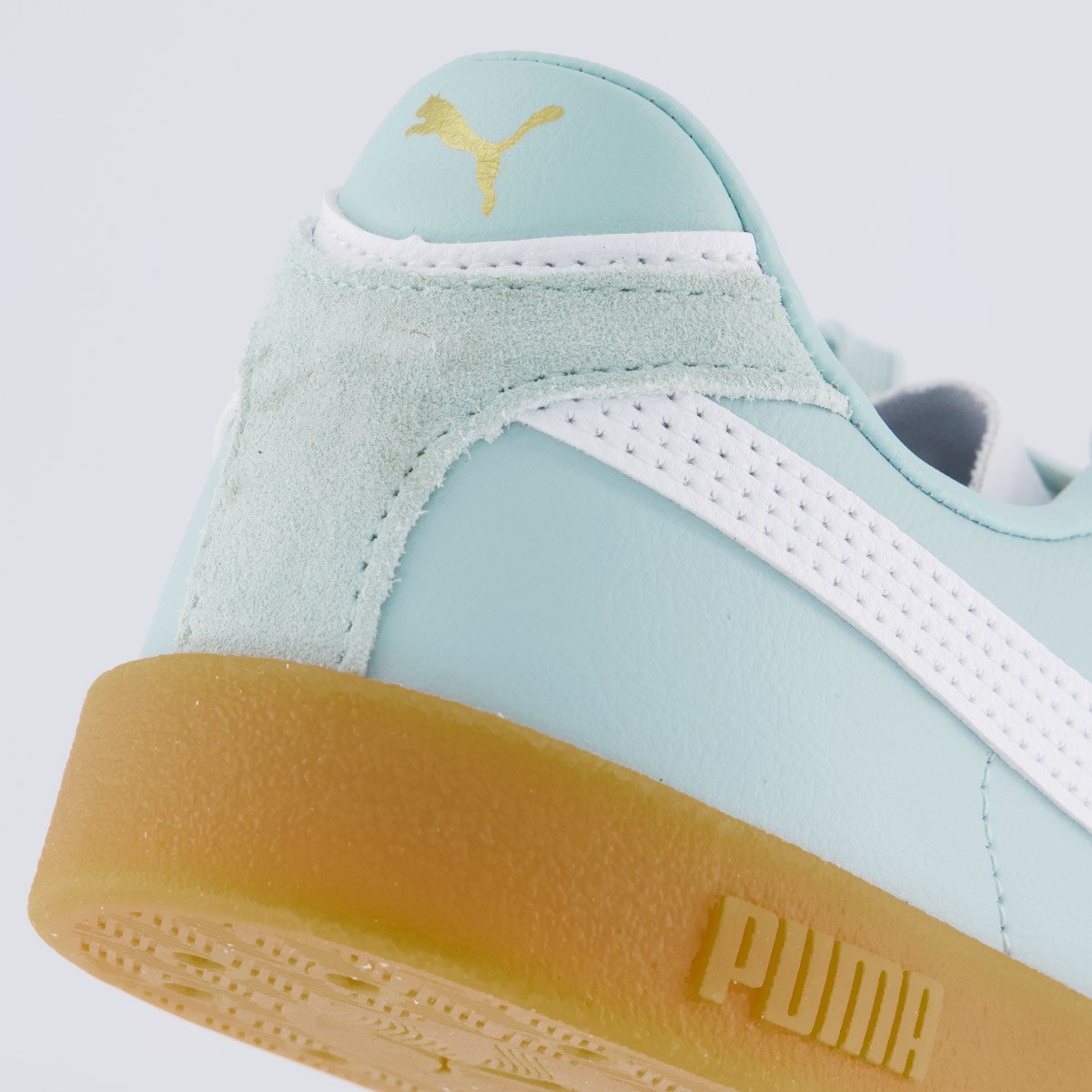 Tênis Puma Club Era II Feminino Azul Claro Verde 6