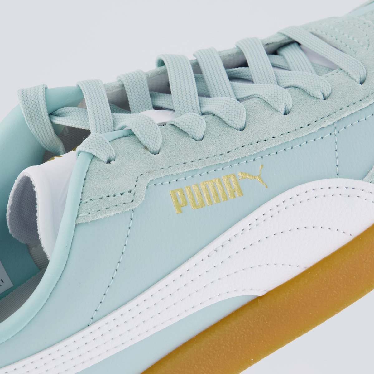 Tênis Puma Club Era II Feminino Azul Claro Verde 7