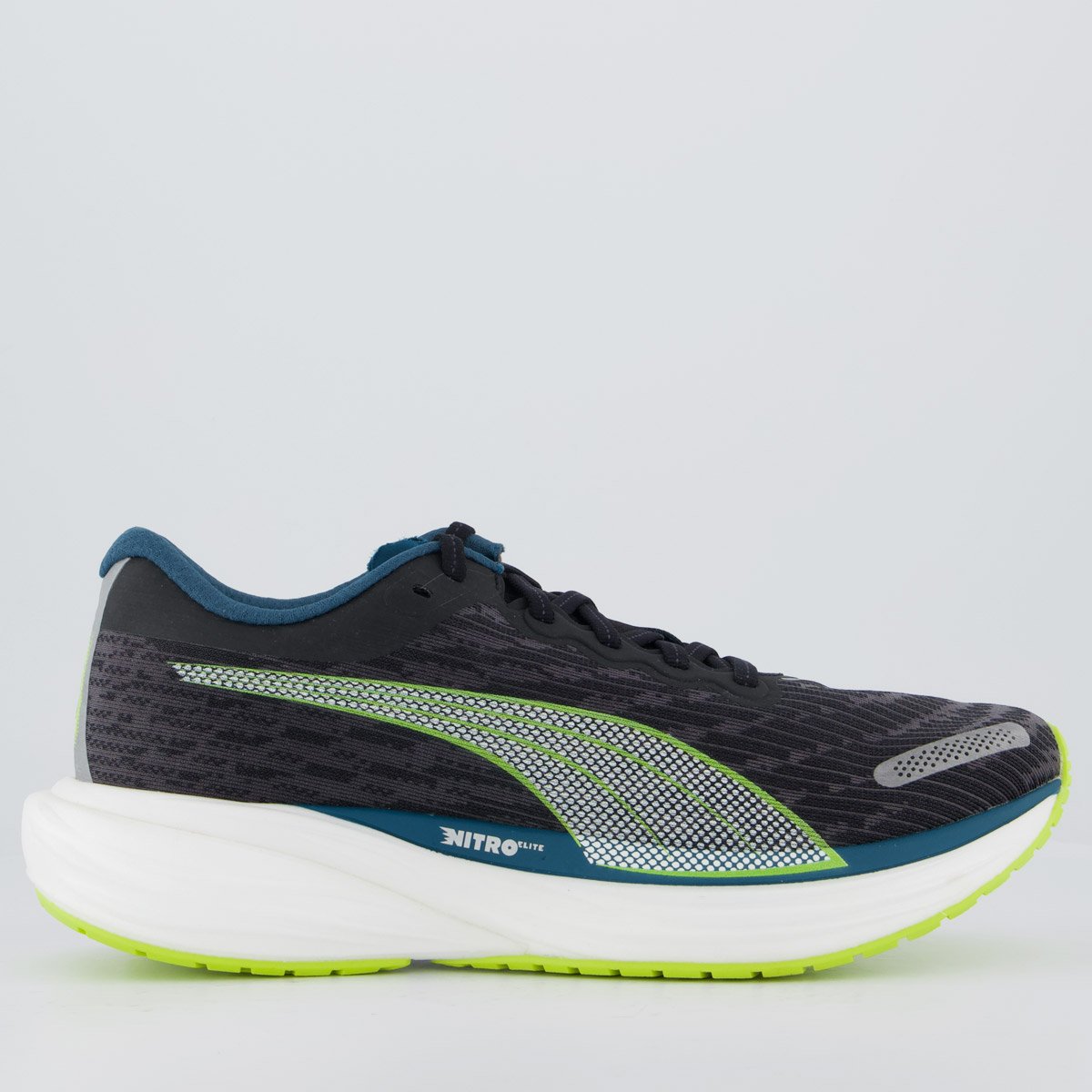 Tenis Puma Deviate Nitro 2 Preto e Branco