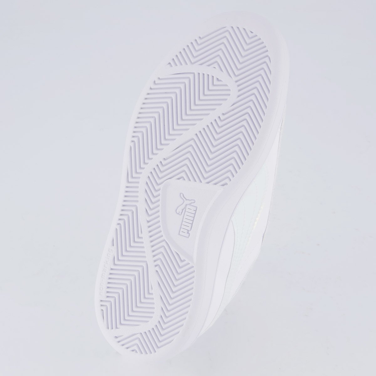 Tênis Puma Smash 3.0 Holo 2.0 Juvenil Branco Branco 5