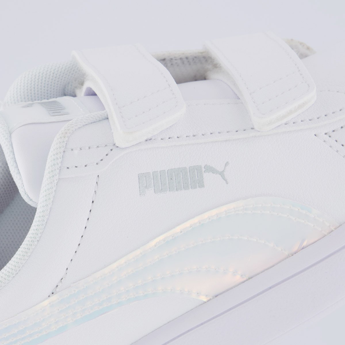 Tênis Puma Smash 3.0 Holo 2.0 Juvenil Branco Branco 7