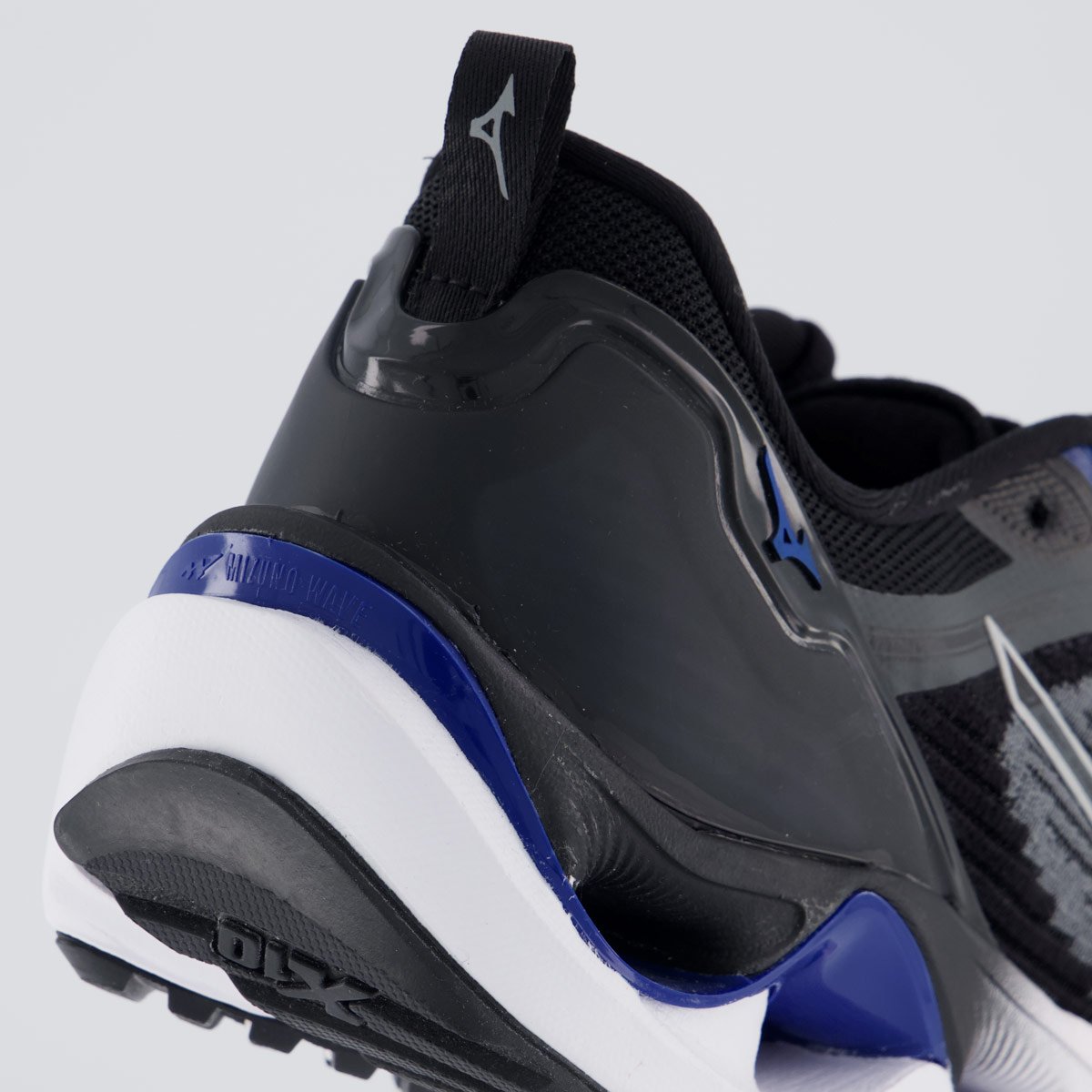 Tênis Mizuno Wave Stratos 3 Cinza e Azul Cinza/Preto 6