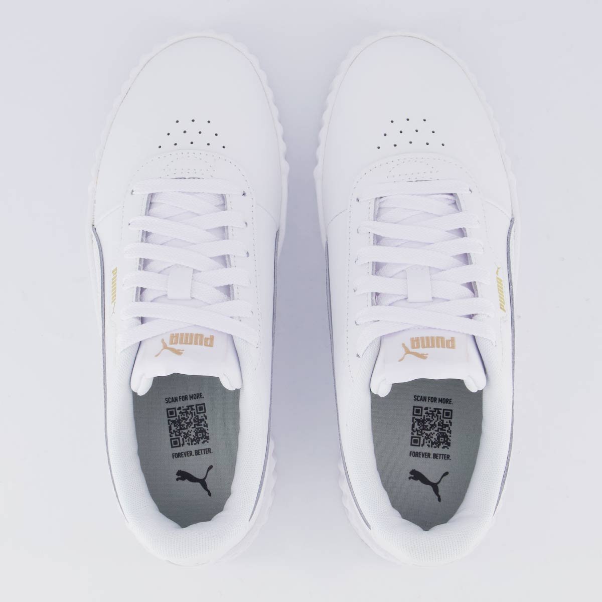 Tênis Puma Carina 3.0 Feminino Branco Branco 4