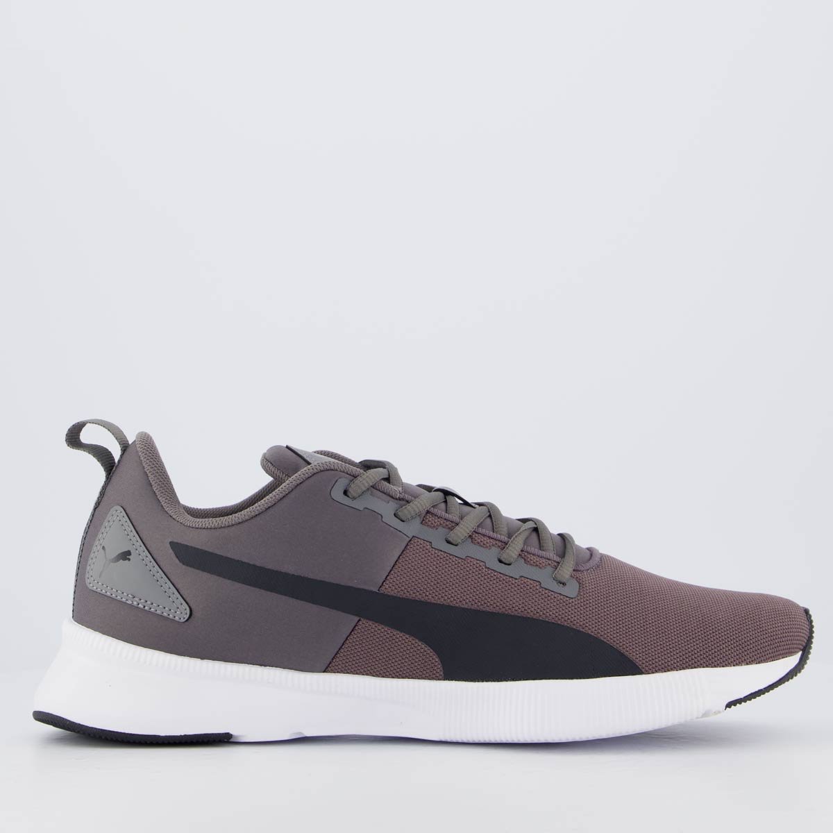 Tenis Puma Flyer Runner Mesh BDP Cinza e Preto