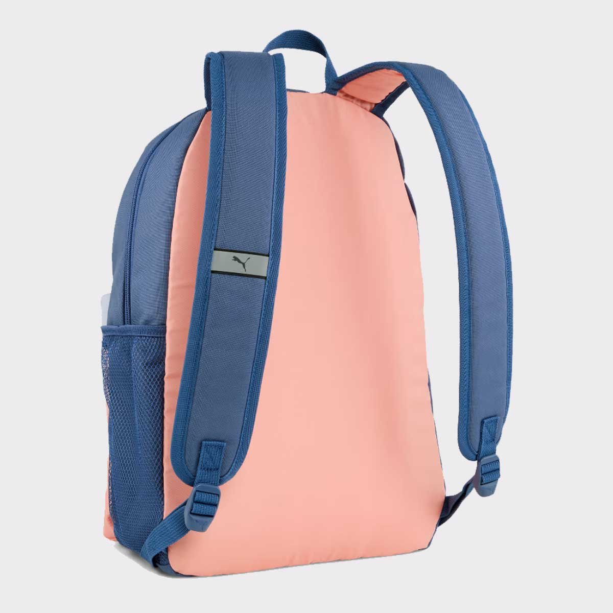 Mochila Puma Phase Colorblock Roxa e Rosa Azul/Salmão 2