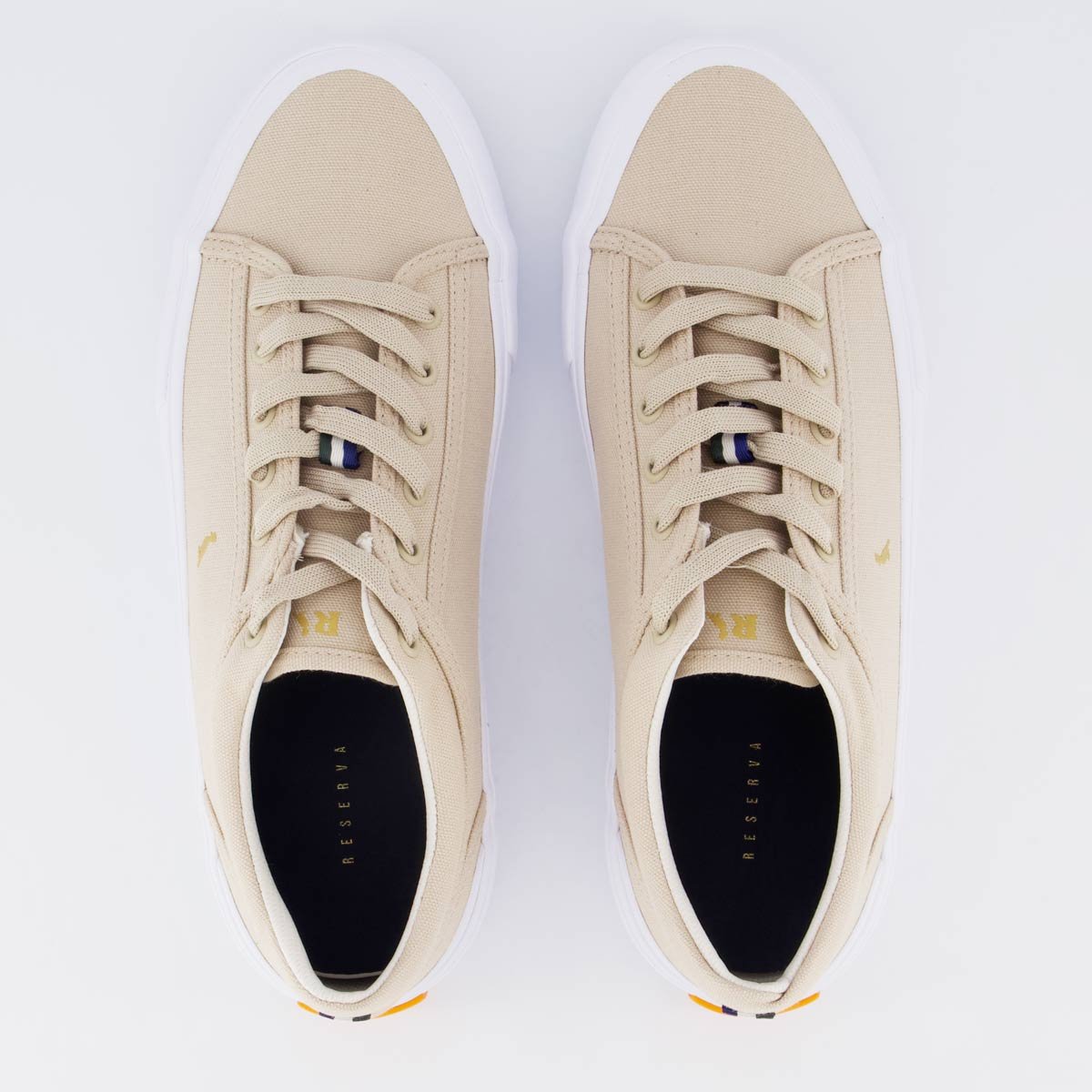 Tênis Reserva Basic Canvas Off White Bege 4