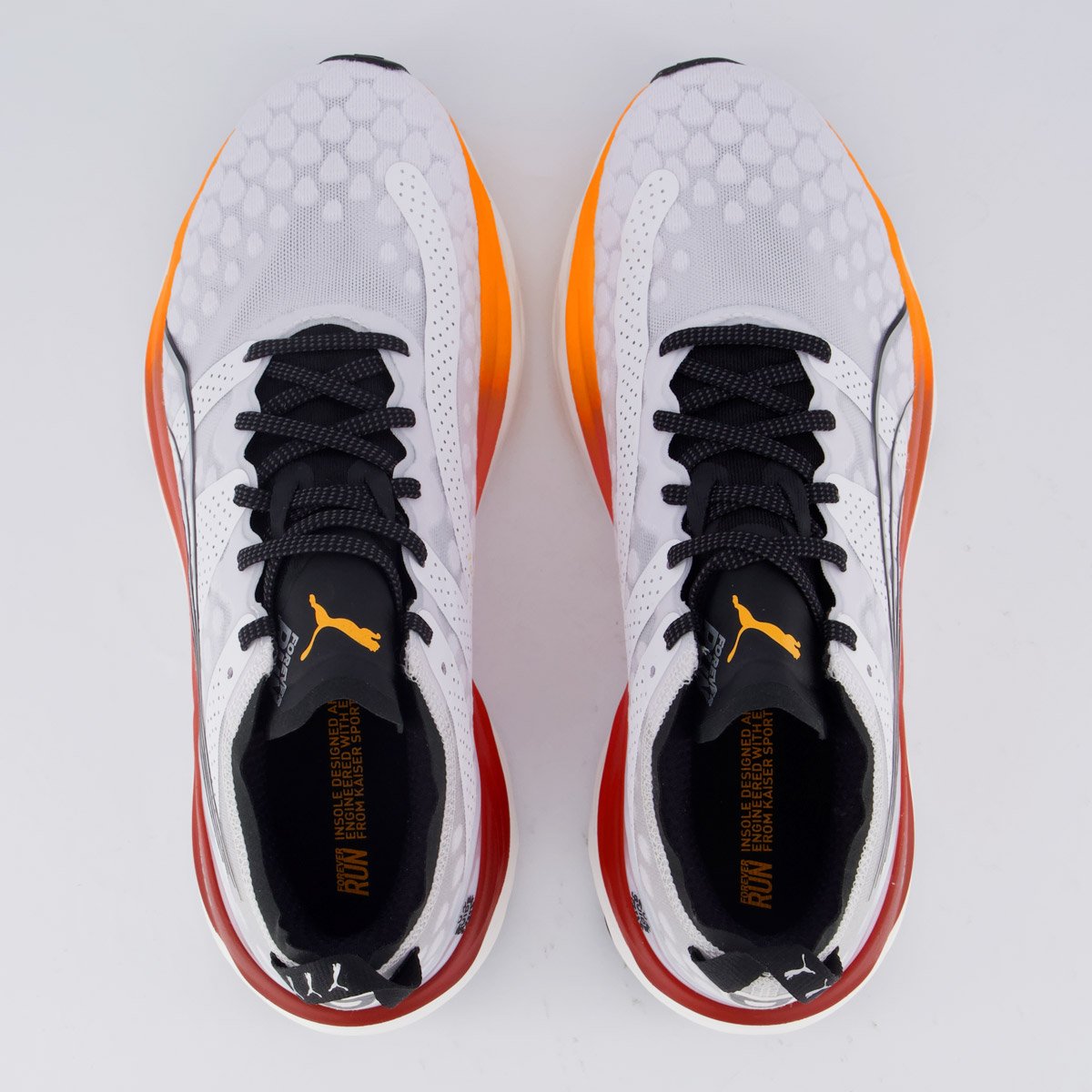 Tenis Puma Foreverrun Nitro Branco e Amarelo Branco 4