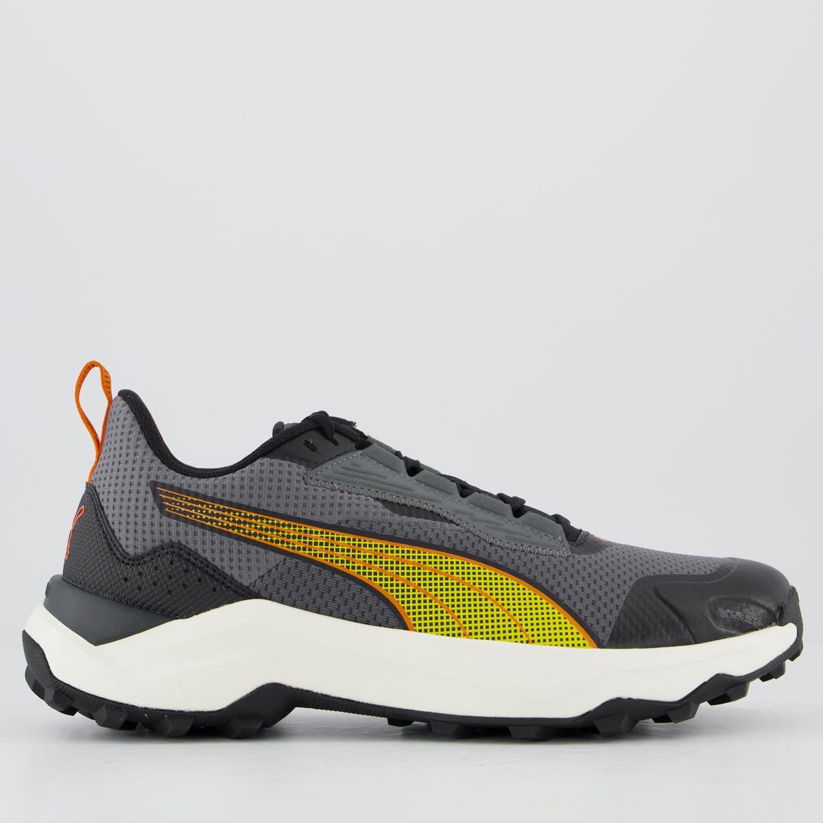 Tenis Puma Obstruct Profoam Cinza e Marrom