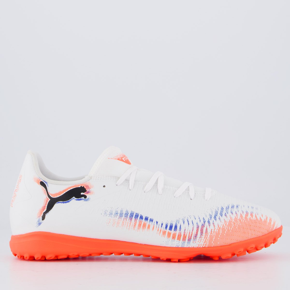 Chuteira Puma Future 8 Play TT Society Branca