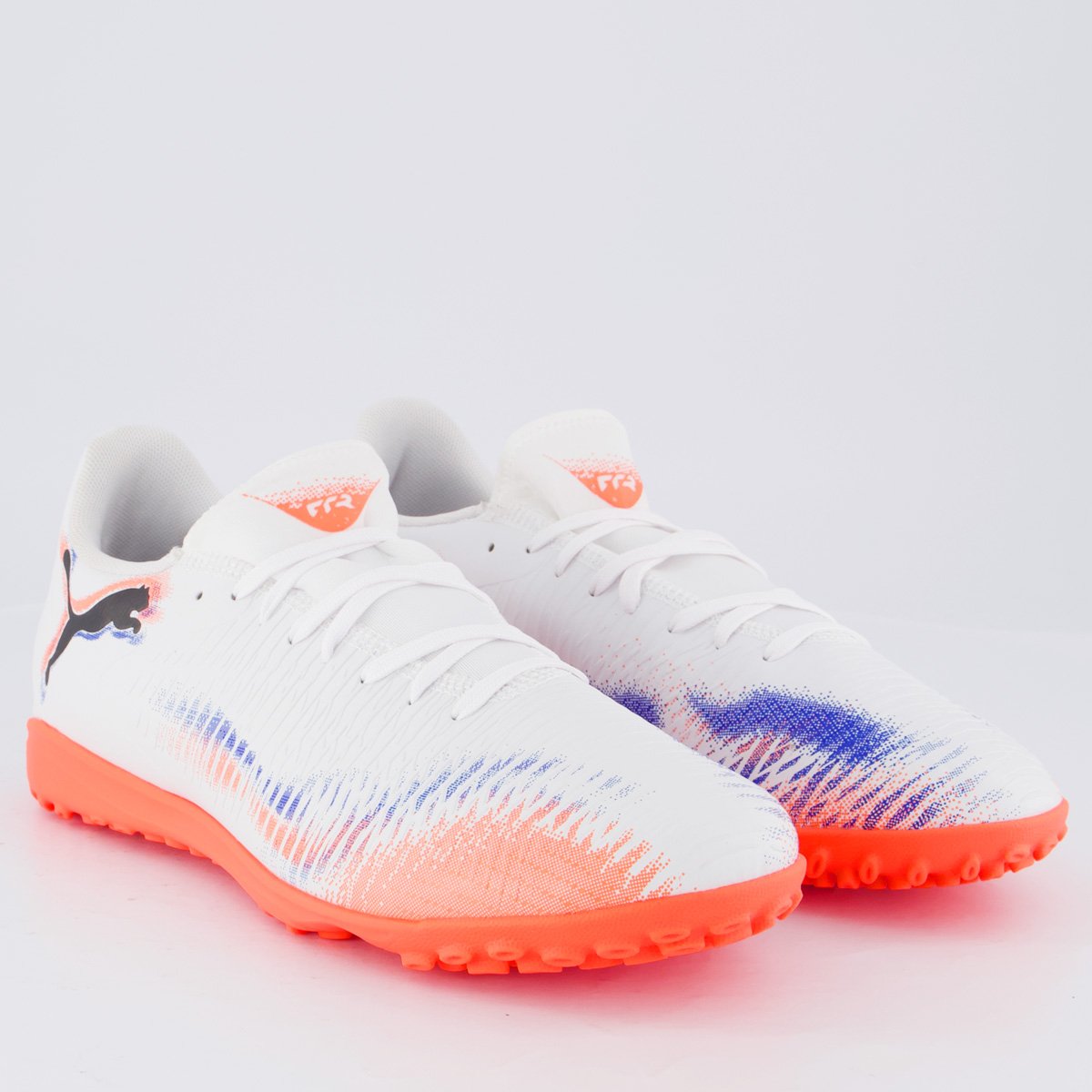 Chuteira Puma Future 8 Play TT Society Branca Branco 2