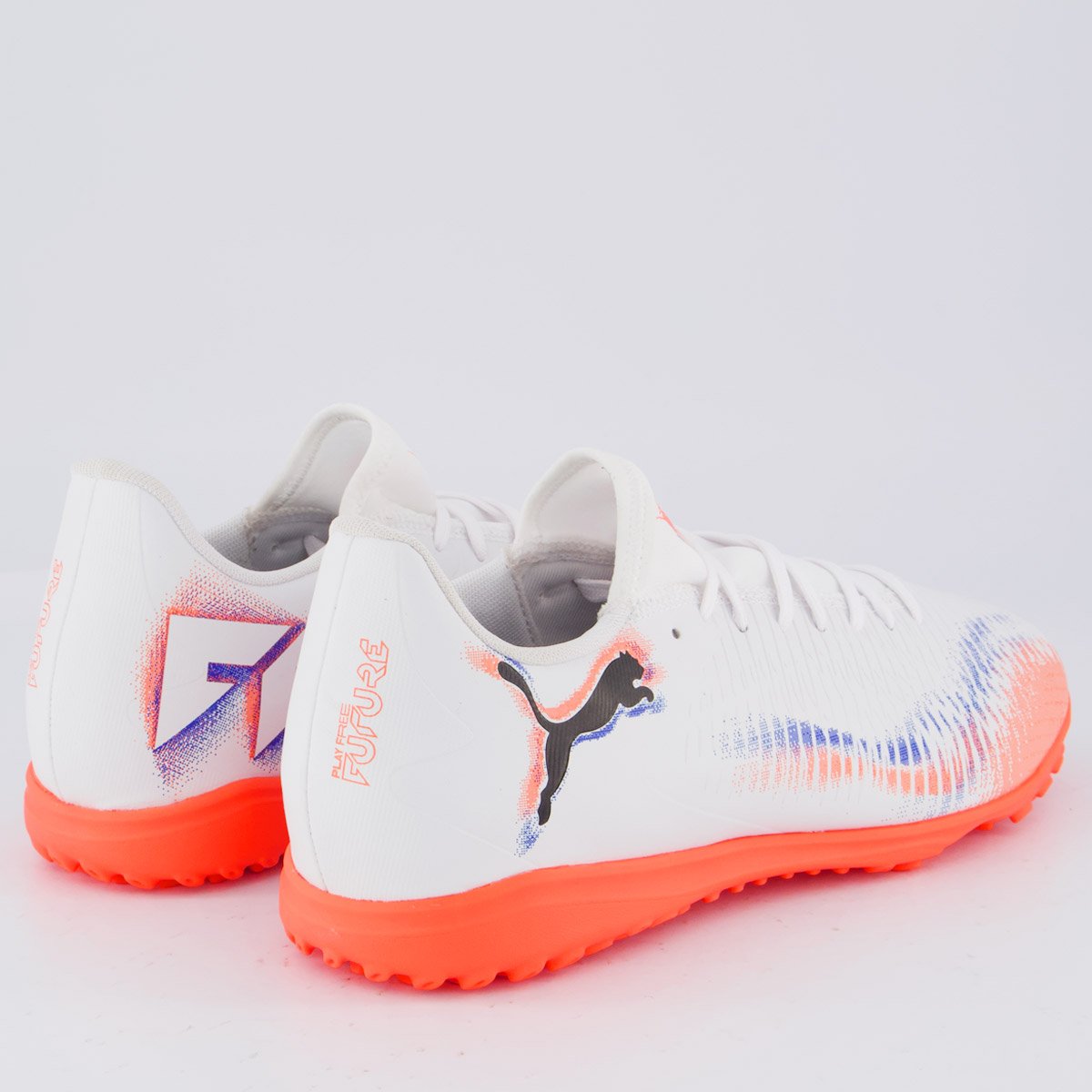 Chuteira Puma Future 8 Play TT Society Branca Branco 3