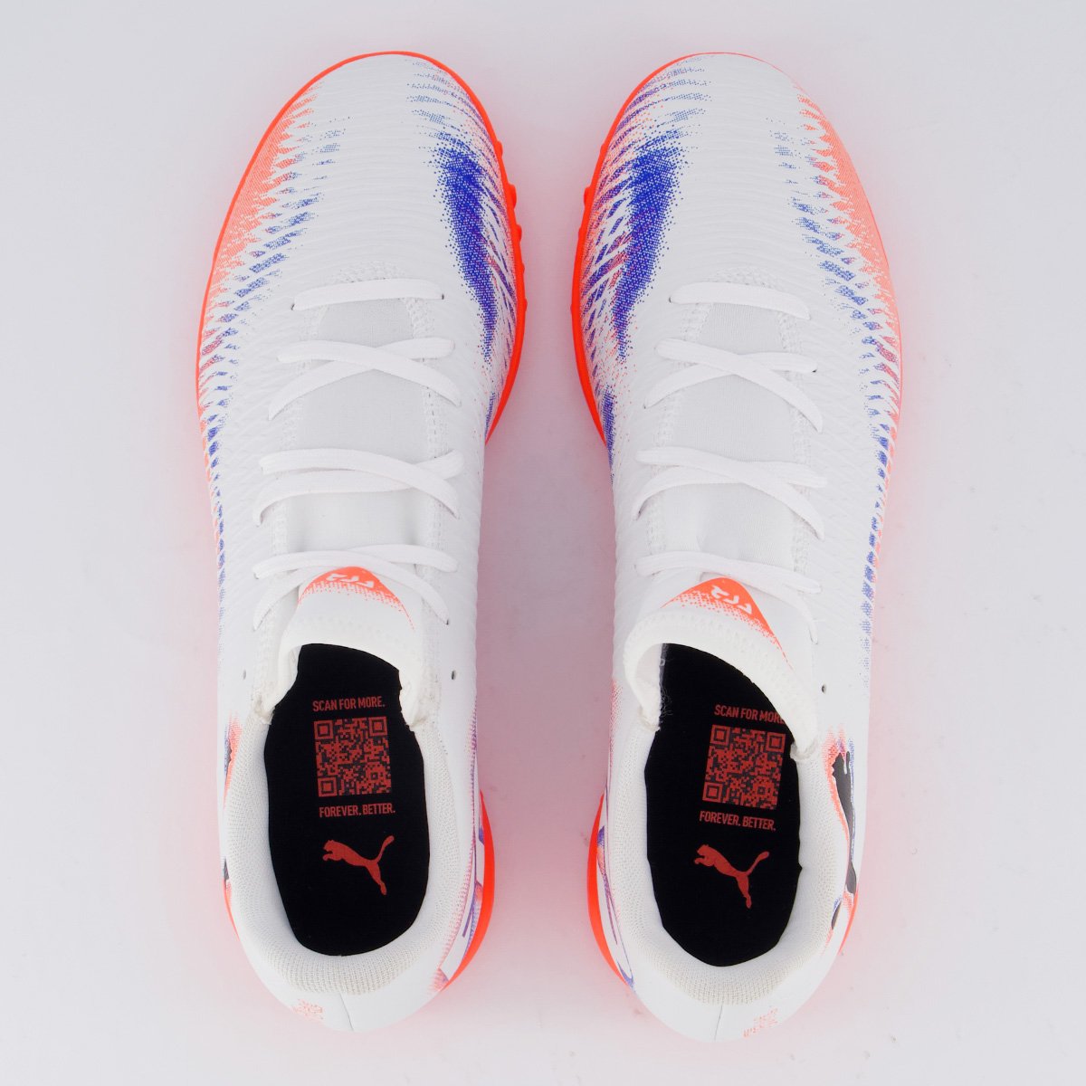 Chuteira Puma Future 8 Play TT Society Branca Branco 4