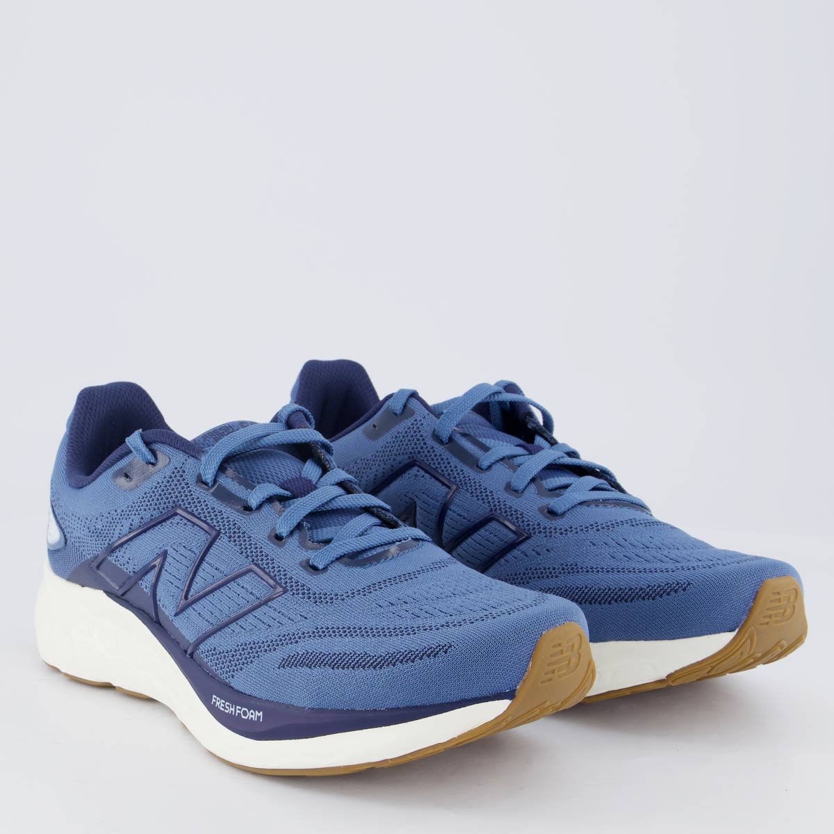 Tênis New Balance Fresh Foam 680 V8 Azul Azul 2