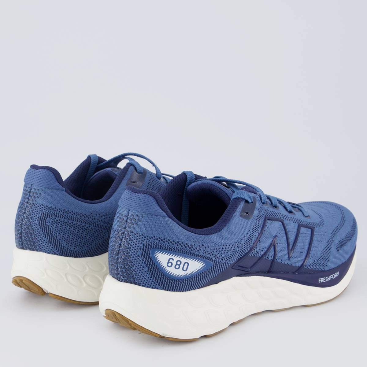 Tênis New Balance Fresh Foam 680 V8 Azul Azul 3