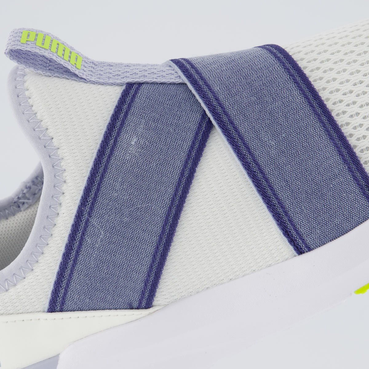 Tenis Puma Softride Harli Slip ON WNS Feminino Branco e Lilas Branco/Azul 7