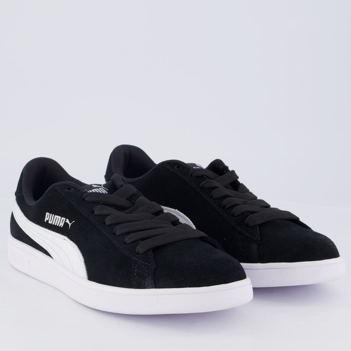 Tênis Puma Smash V3 BDP Feminino Preto e Branco Preto 2