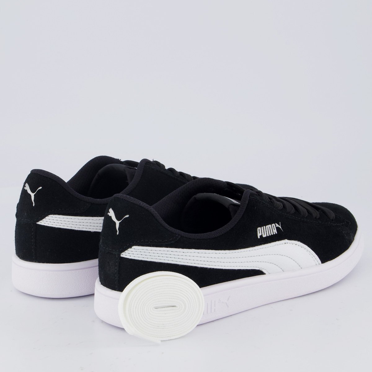 Tênis Puma Smash V3 BDP Feminino Preto e Branco Preto 3