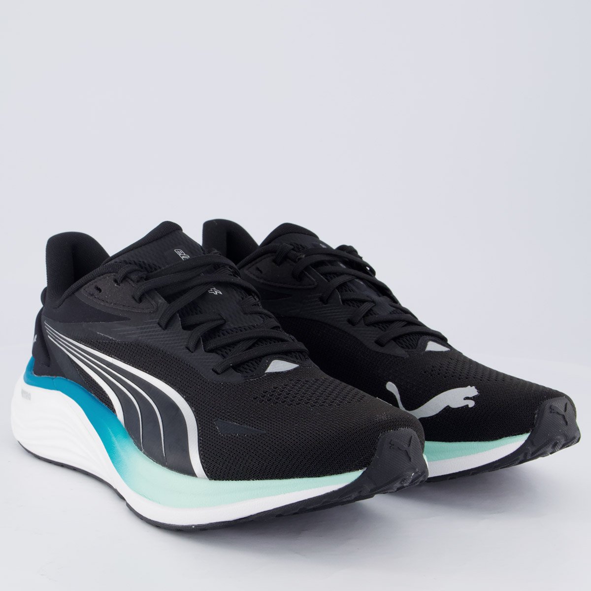 Tenis Puma Electrify Nitro 4 Preto e Azul Preto 2