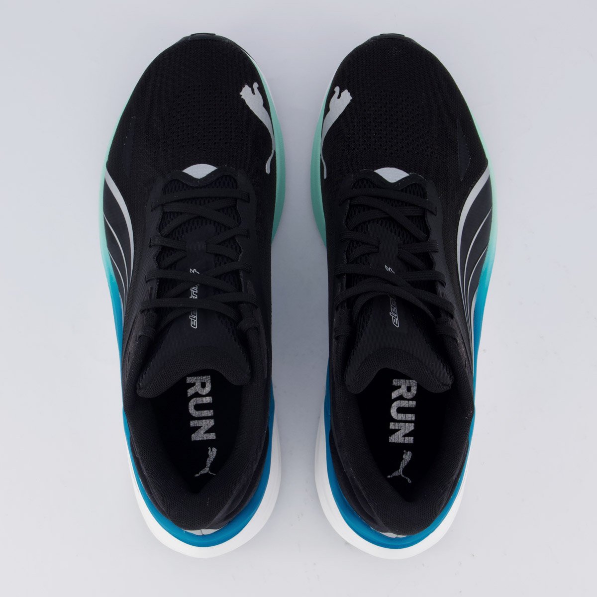 Tenis Puma Electrify Nitro 4 Preto e Azul Preto 4