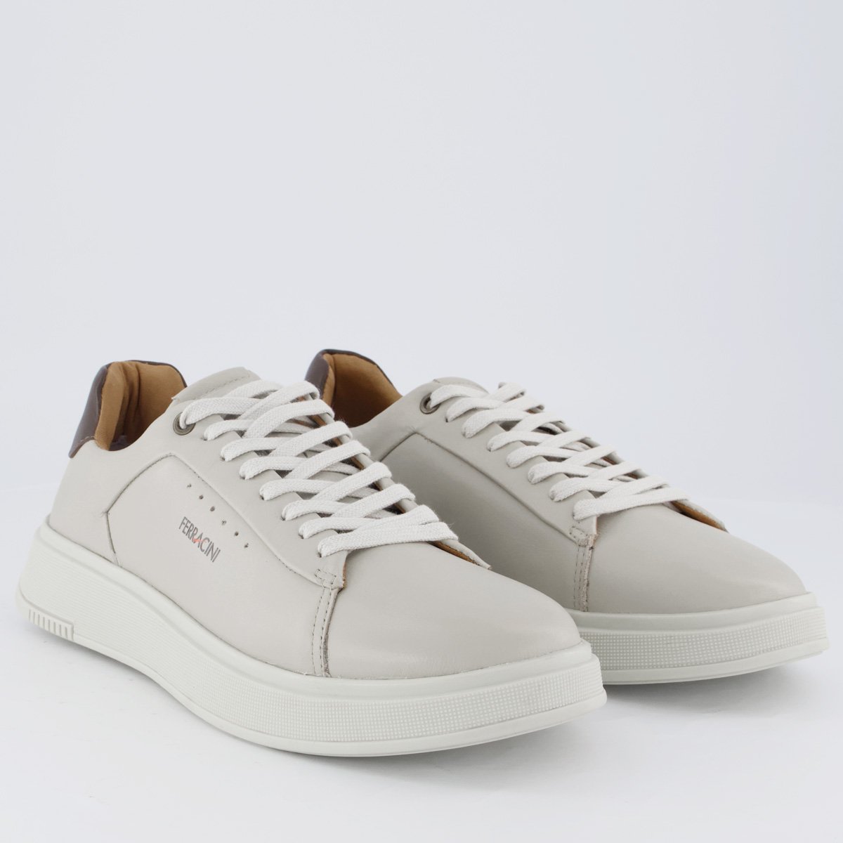 Tênis Ferracini Logan Cinza Bege 2