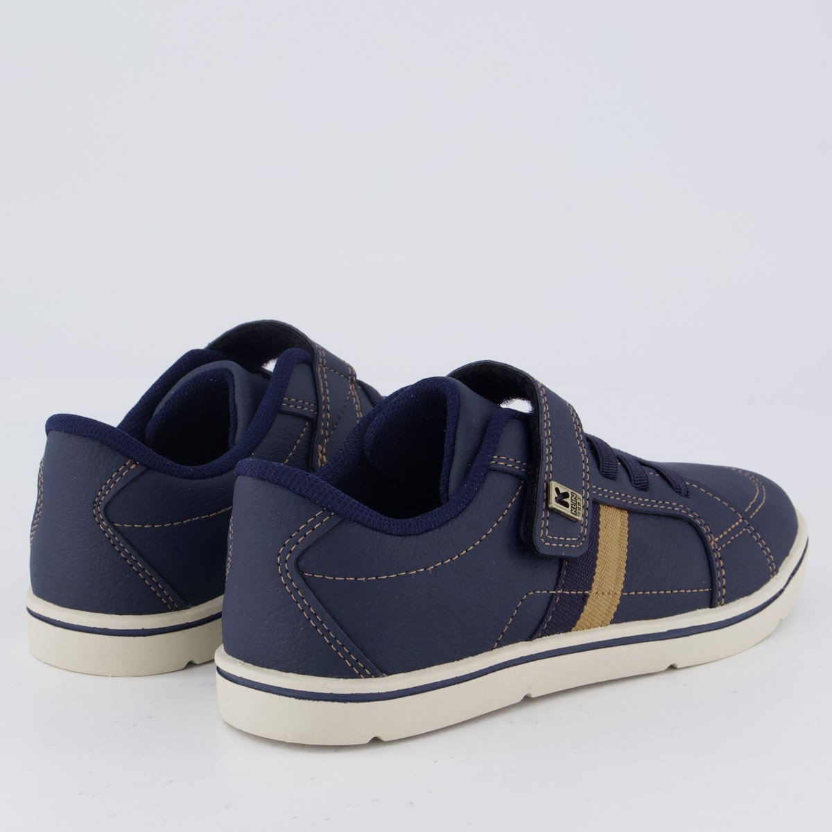 Tênis Klin Flyer Kids Juvenil Marinho e Caramelo Azul Marinho 3